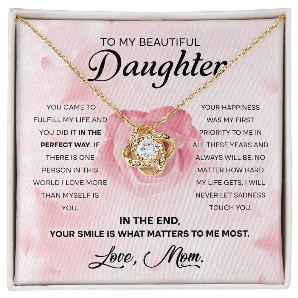 To My Beautiful Daughter | You Fulfilled My Life | Daughter Gift | Gift From Mom