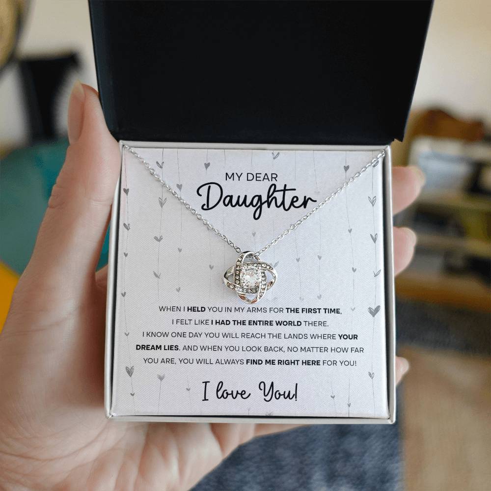 My Dear Daughter | I held You in My Arms | Daughter Gift | Gift from Dad | Gift from Mom