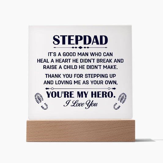 Great Gift For your StepDad | Acrylic Plaque
